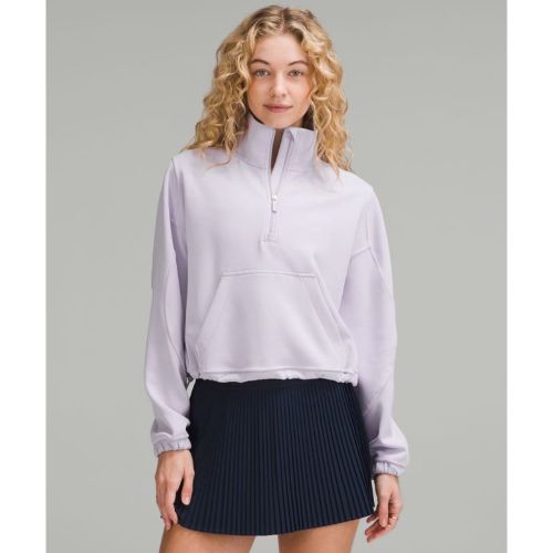 – Haut demi-zippé brossés – Violet/Pastel – Taille 10 - lululemon - Modalova