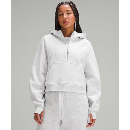 – Sweat à capuche Scuba Oversized demi-zippés – Light Gris – Taille M/L - lululemon - Modalova