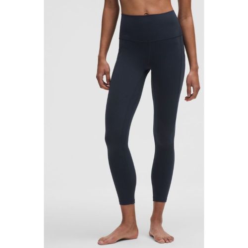 “ Legging Align taile haute avec pochess â€“ 64 cm â€“ Bleu â€“ Taille 8 - lululemon - Modalova