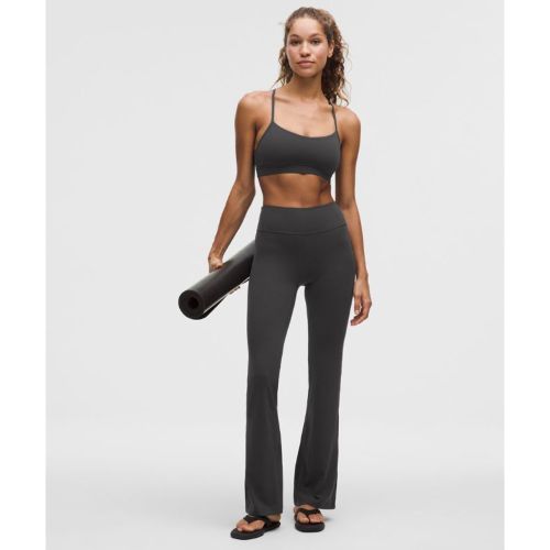 “ Pantalon Groove Ã©vasÃ© taille haute en Nulu Standards â€“ Gris â€“ Taille 12 - lululemon - Modalova