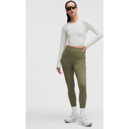 “ Legging taille haute Fast and Free lÃ©ger Ã‰dition spÃ©ciales â€“ 64 cm â€“ Vert â€“ Taille 0 - lululemon - Modalova