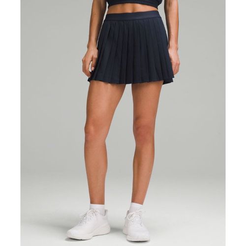 – Jupe de tennis plissée taille hautes – Bleu – Taille 10 - lululemon - Modalova