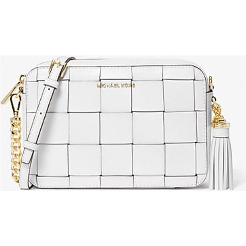 MK Sac à bandoulière Ginny de taille moyenne en cuir tressé - - Michael Kors - MICHAEL Michael Kors - Modalova