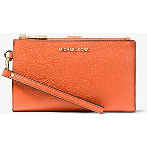 MK Portefeuille Adele en cuir grainé pour smartphone - - Michael Kors - MICHAEL Michael Kors - Modalova