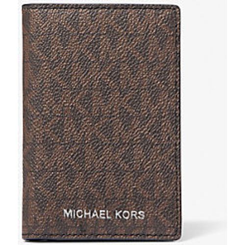 MK Porte-cartes Mason à logo et deux volets - /Noir() - Michael Kors - Michael Kors Mens - Modalova