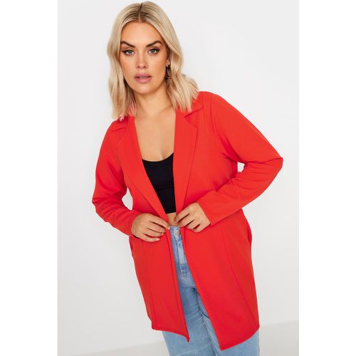 Blazer Long Manches Longues , Grande Taille & Courbes - Yours - Modalova