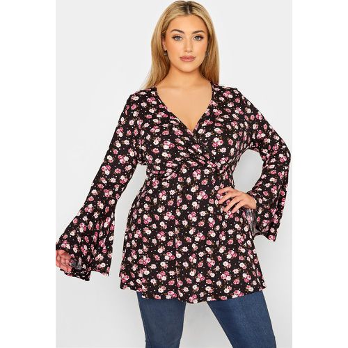 Top & Rose Floral Cachecoeur , Grande Taille & Courbes - Limited Collection - Modalova
