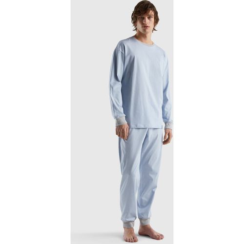 Benetton, Pyjama Avec Sac 100 % Coton, taille XL, Bleu Ciel - United Colors of Benetton - Modalova