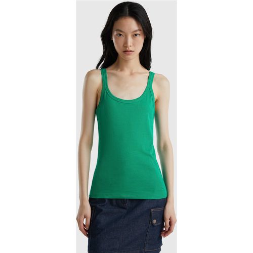 Benetton, Débardeur Vert En Pur Coton, taille M, Vert - United Colors of Benetton - Modalova