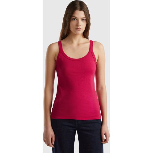 Benetton, Débardeur Rouge Cerise En Pur Coton, taille M, - United Colors of Benetton - Modalova