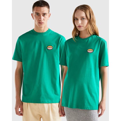Benetton, T-shirt Vert Avec Patch, taille XS, Vert - United Colors of Benetton - Modalova