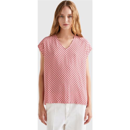 Benetton, Blouse Sans Manches Imprimée, taille L, Rose - United Colors of Benetton - Modalova