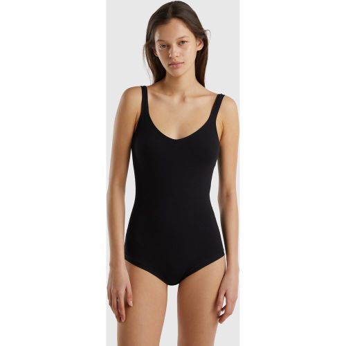 Benetton, Body En Coton Bio Super Stretch, taille OS, Noir - United Colors of Benetton - Modalova