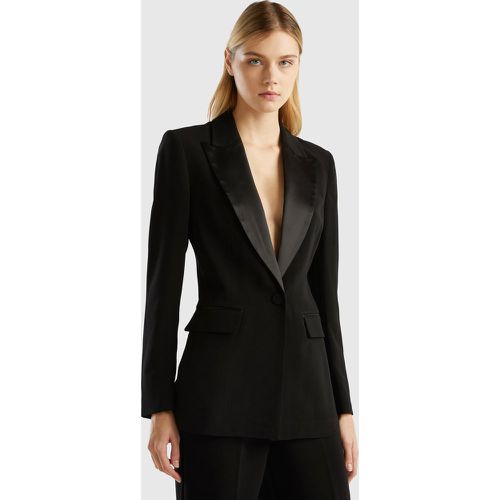 Benetton, Blazer Coupe Slim, taille 42, Noir - United Colors of Benetton - Modalova