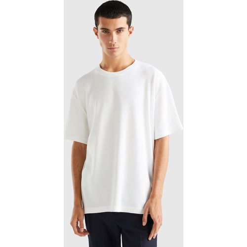 Benetton, T-shirt Coupe Relaxed, taille XS, Crème - United Colors of Benetton - Modalova