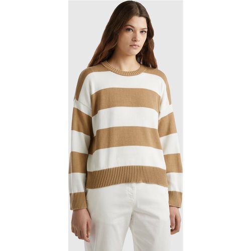 Benetton, Pull Rayé En Coton Tricot, taille XL, - United Colors of Benetton - Modalova