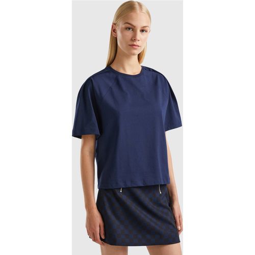 Benetton, T-shirt Coupe Boxy, taille L, Bleu Foncé - United Colors of Benetton - Modalova