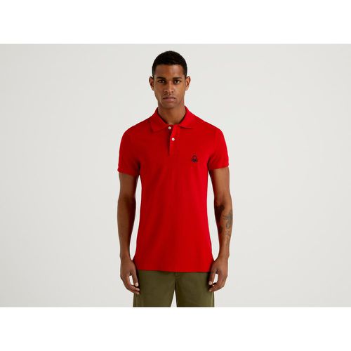 Benetton, Polo Rouge Coupe Slim, taille XXL, Rouge - United Colors of Benetton - Modalova