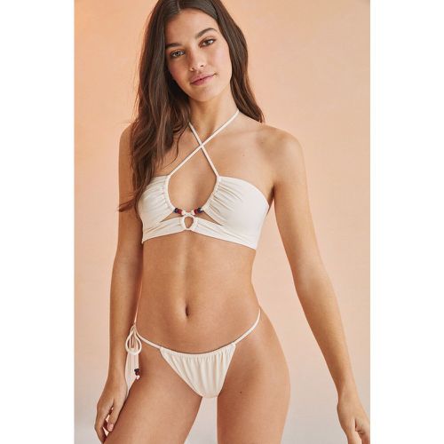 Culotte bikini tanga rideau beige - Women'secret - Modalova