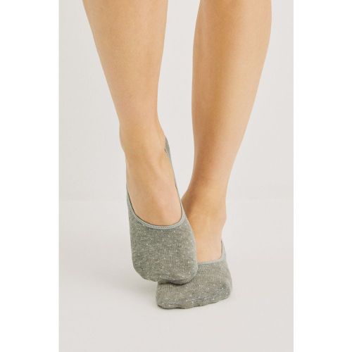 Chaussettes invisibles coton gris - Women'secret - Modalova