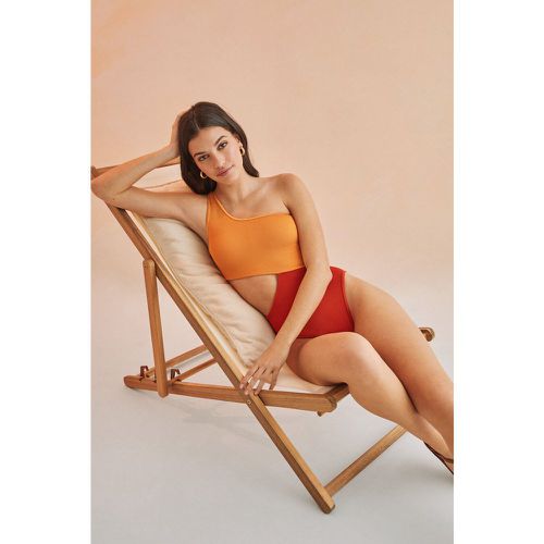 Trikini asymétrique orange et marron - Women'secret - Modalova
