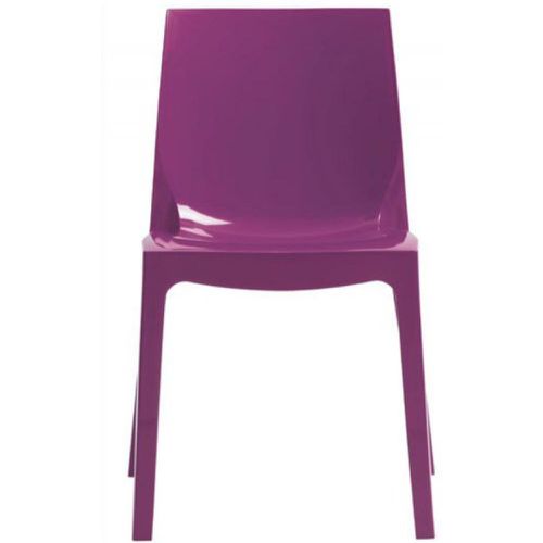Chaise Design Violette Laquée DANUBE - 3S. x Home - Modalova
