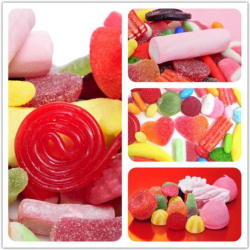 Tableau Gourmand Bonbons Acidulés et Colorés 50X50 cm - 3S. x Home - Modalova
