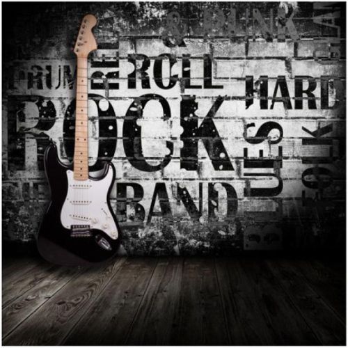 Tableau Rock Guitare Ambiance 50X50 cm - 3S. x Home - Modalova