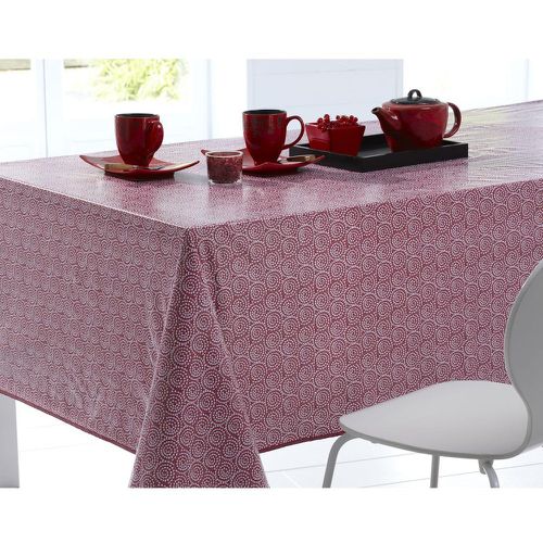 Toile cirée motif porcelaine - Framboise - Becquet - Modalova