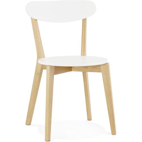 Chaise àcandinave blanche 45x52x80 cm LORIE - 3S. x Home - Modalova