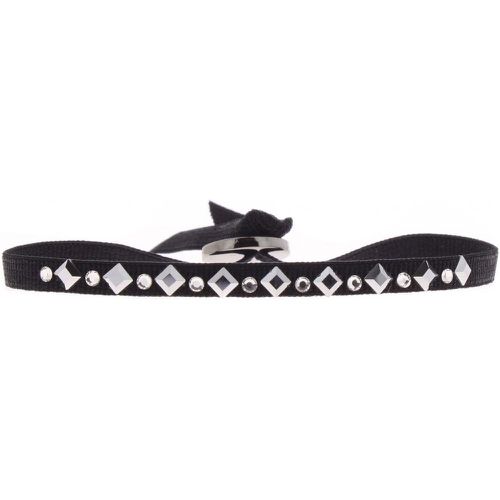 Bracelet A38175 - Bracelet Tissu Acier Noir - Les Interchangeables - Modalova