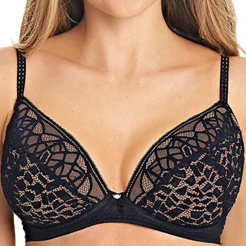 Soutien-gorge plongeant à armatures Noir SOIREE LACE - Freya - Modalova