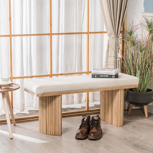 Banc Entrée Chambre Scandinave Bois - 3S. x Home - Modalova