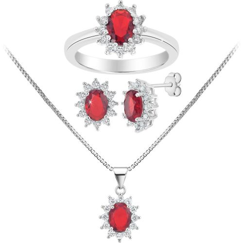 Parure So Charm - B2948-ROUGE - Parure Mode ée - So Charm Bijoux - Modalova