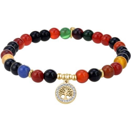 Bracelet So Charm - B4180-MULTICOLOR-DORE - Bracelet Arbre De Vie - So Charm Bijoux - Modalova