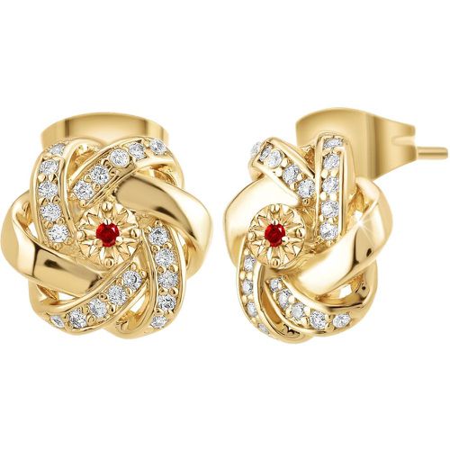 Boucles Oreilles So Charm - BD2034-DORE-BO-RUBY - Boucles D'Oreilles Dorées - So Charm Bijoux - Modalova