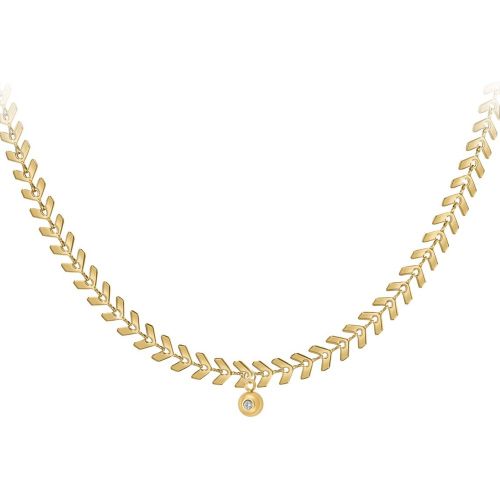 Collier So Charm - BD2881-DORE-DIAMANT - Collier Mode - So Charm Bijoux - Modalova