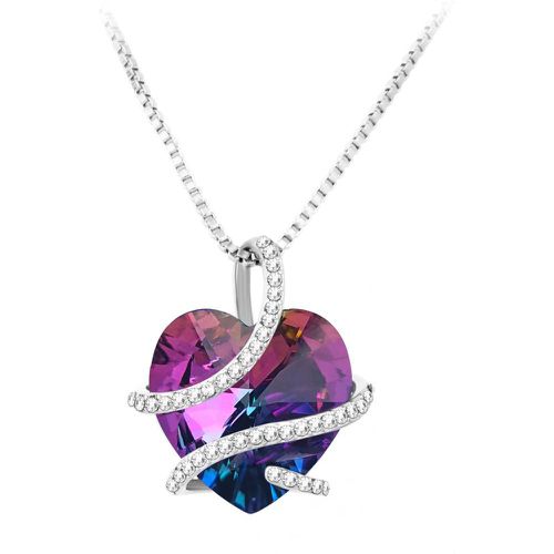 Collier So Charm - BS1409-VOLC - Collier Coeur é - So Charm Bijoux - Modalova