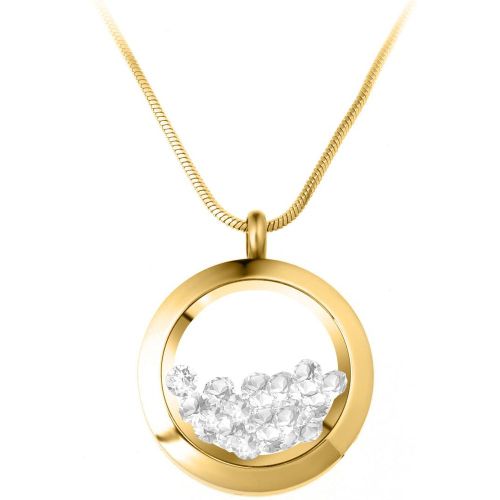 Collier So Charm - BS1362-DORE-CRYS - Collier Mode - So Charm Bijoux - Modalova