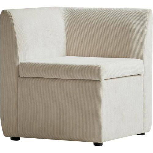 Canapé modulable VARDE design scandinave en velours côtelé avec mousse de densité supérie - 3S. x Home - Modalova