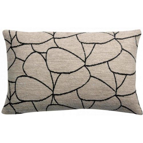 Coussin Dany Blanc/noir 40 x 65 - Vivaraise - Modalova