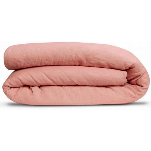 Housse de couette Linco Blush 220 x 240 bouteille 40 cm - Maison Vivaraise - Modalova