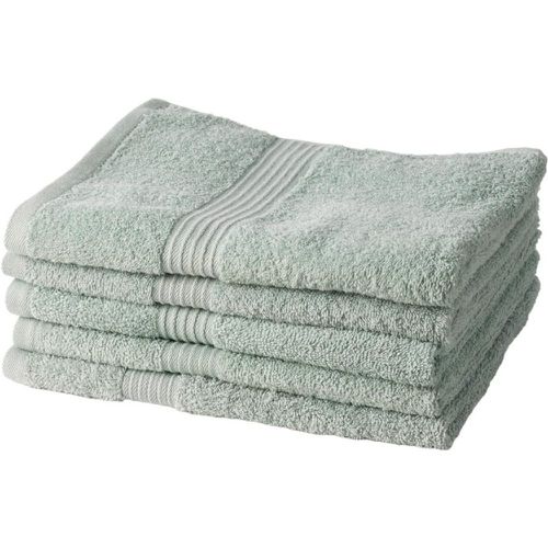 Lot de 5 Draps de Bain 70x130 Coton Celadon - Today - Modalova