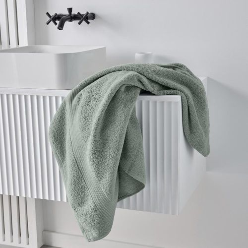 Maxi Drap de Bain 90 x 150 Coton Essential Celadon - Today - Modalova