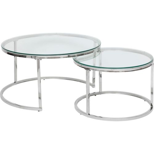 Tables gigognes Kneo argent - 3S. x Home - Modalova