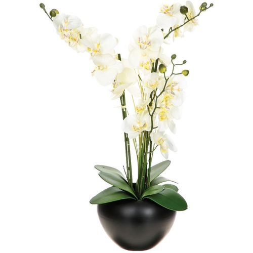 Composition orchidée vase céramique H63 - 3S. x Home - Modalova