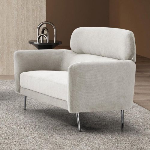 Canapé 2 places moderne avec haut dossier Damigal Tissu doux - 3S. x Home - Modalova