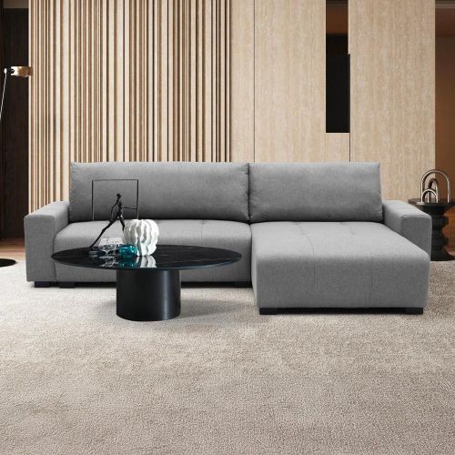 Canapé d'angle convertible élégant Malone Tissu - 3S. x Home - Modalova