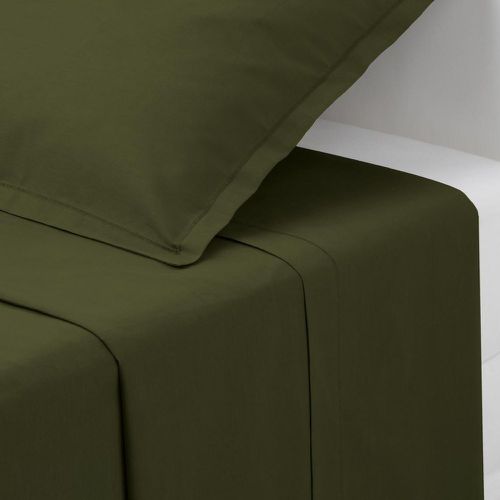 Drap-housse en coton vert 290x180 - 3S. x Home - Modalova