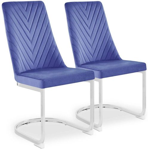Lot de 2 chaises design Mistigri Velours - 3S. x Home - Modalova